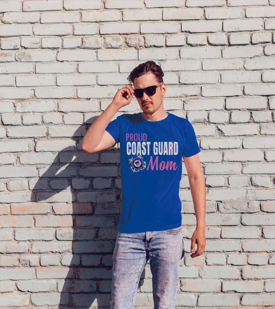 Proud Coast Guard Mom United States Coast Guard 1790 T-Shirt