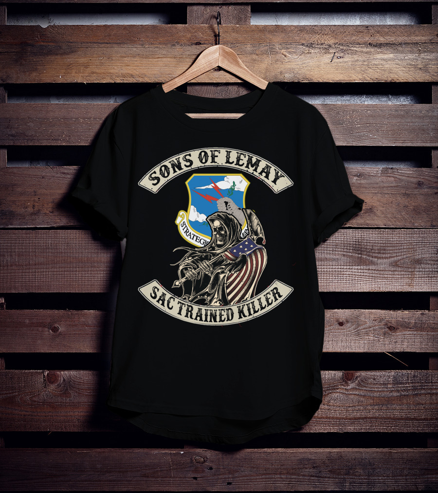 Sons Of Lemay Sac Trained Killer Strategic Air Command T-Shirt