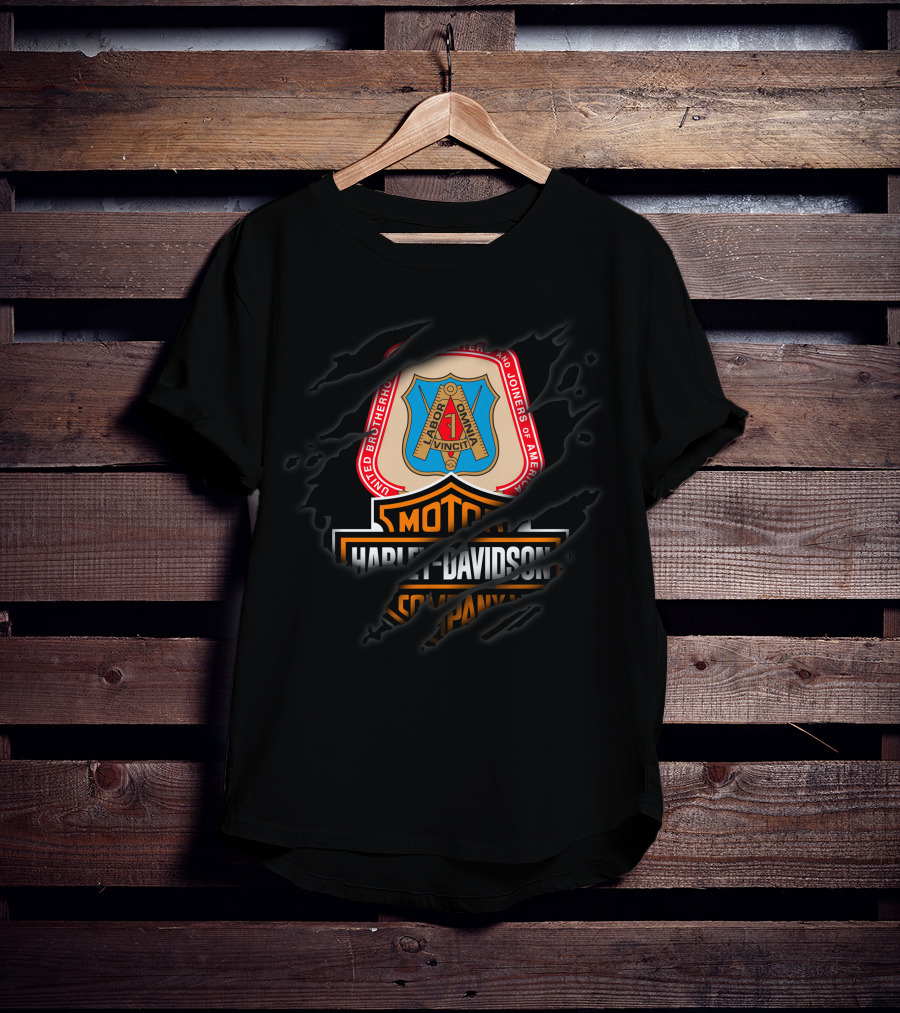 Harley Davidson Union Ironworkers T-Shirt