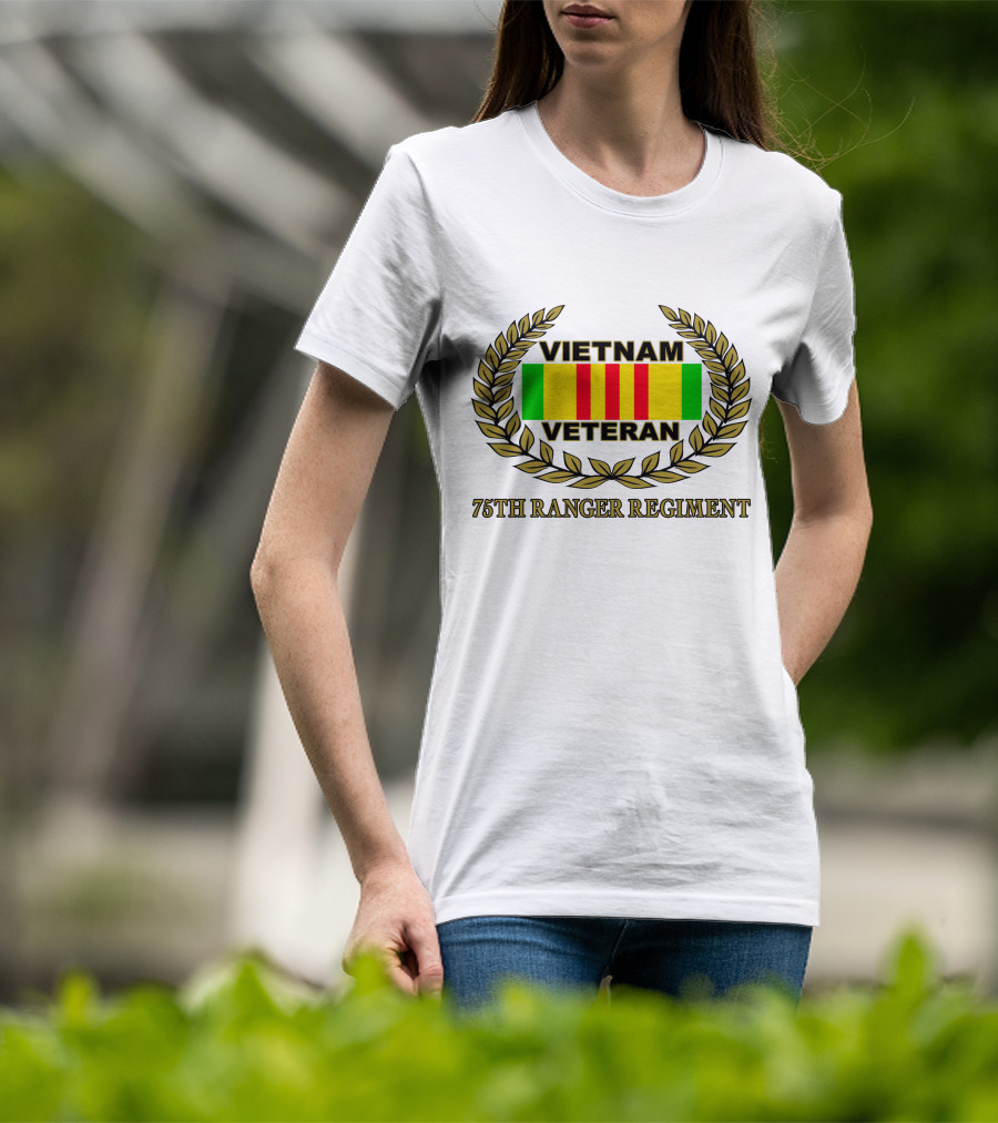 Vietnam Veteran 75Th Ranger Regiment T-Shirt