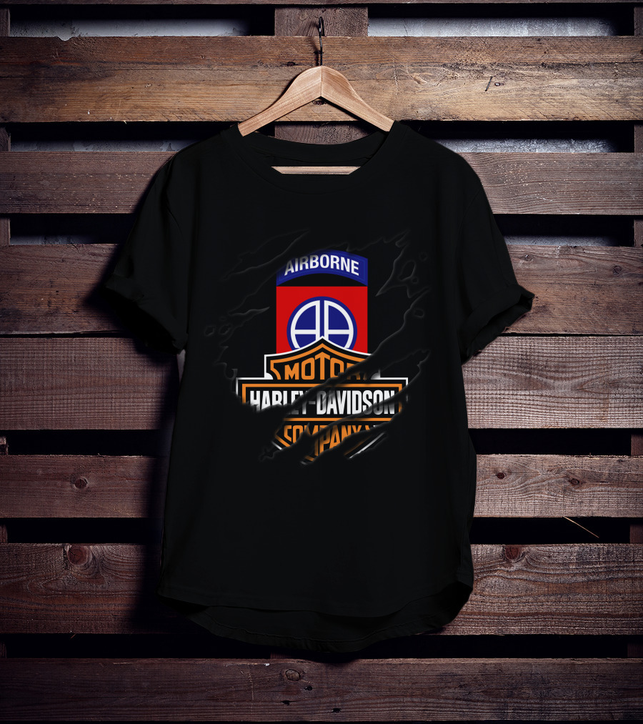 Harley Davidson Motor Company Airborne T-Shirt