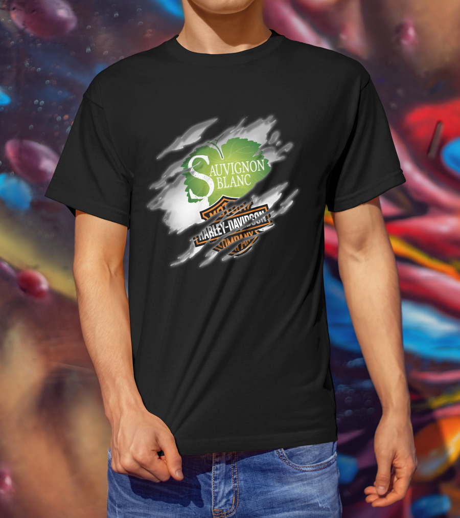 Sauvignon Blanc Harley Davidson T-Shirt