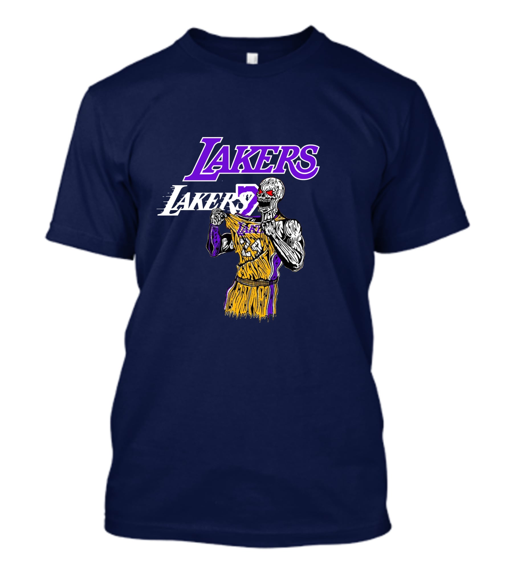 Warren Lotas Lakers Skeleton Basketball Player L7 T-Shirt