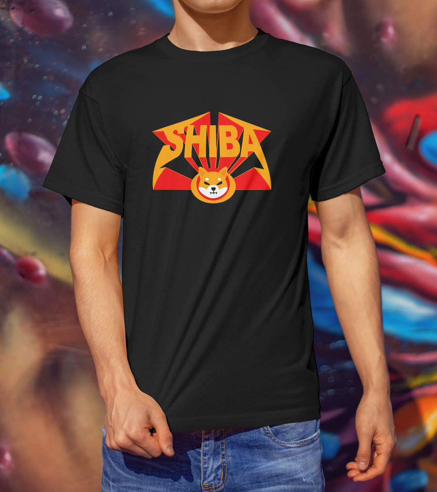 SHIBA Rockstar Dog Emblem T-Shirt