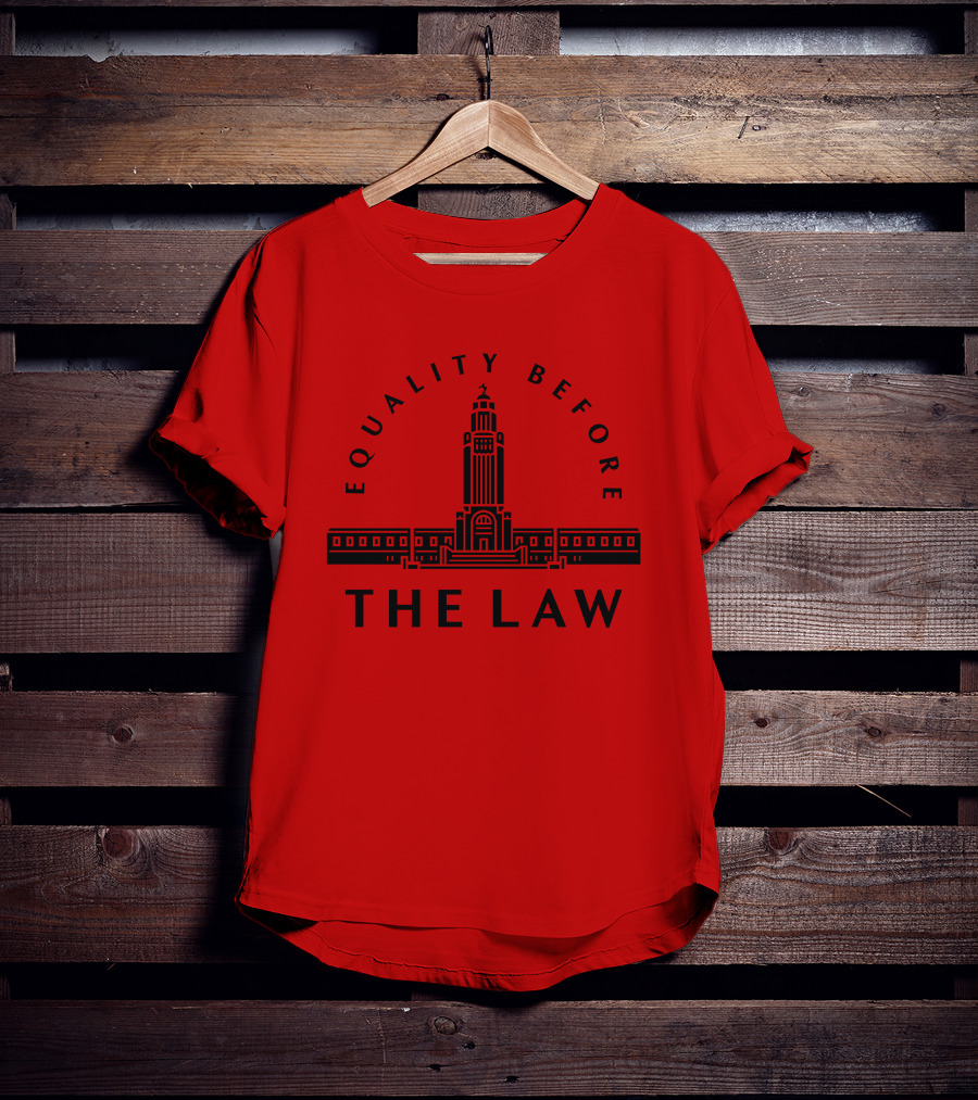 Adam Morfeld Merch Equality Before The Law Senator Megan Hunt Nebraska Capitol T-Shirt