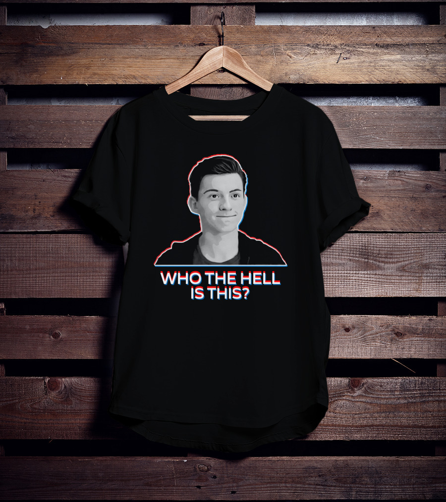 Who The Hell Is This 3D Effect T-Shirt