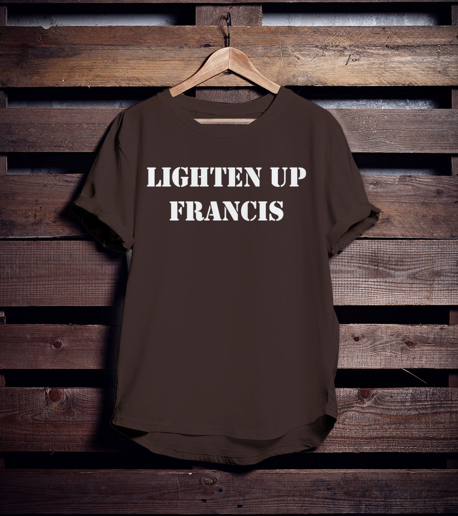 Super 70s Sports Lighten Up Francis Classic Retro Phrase T-Shirt