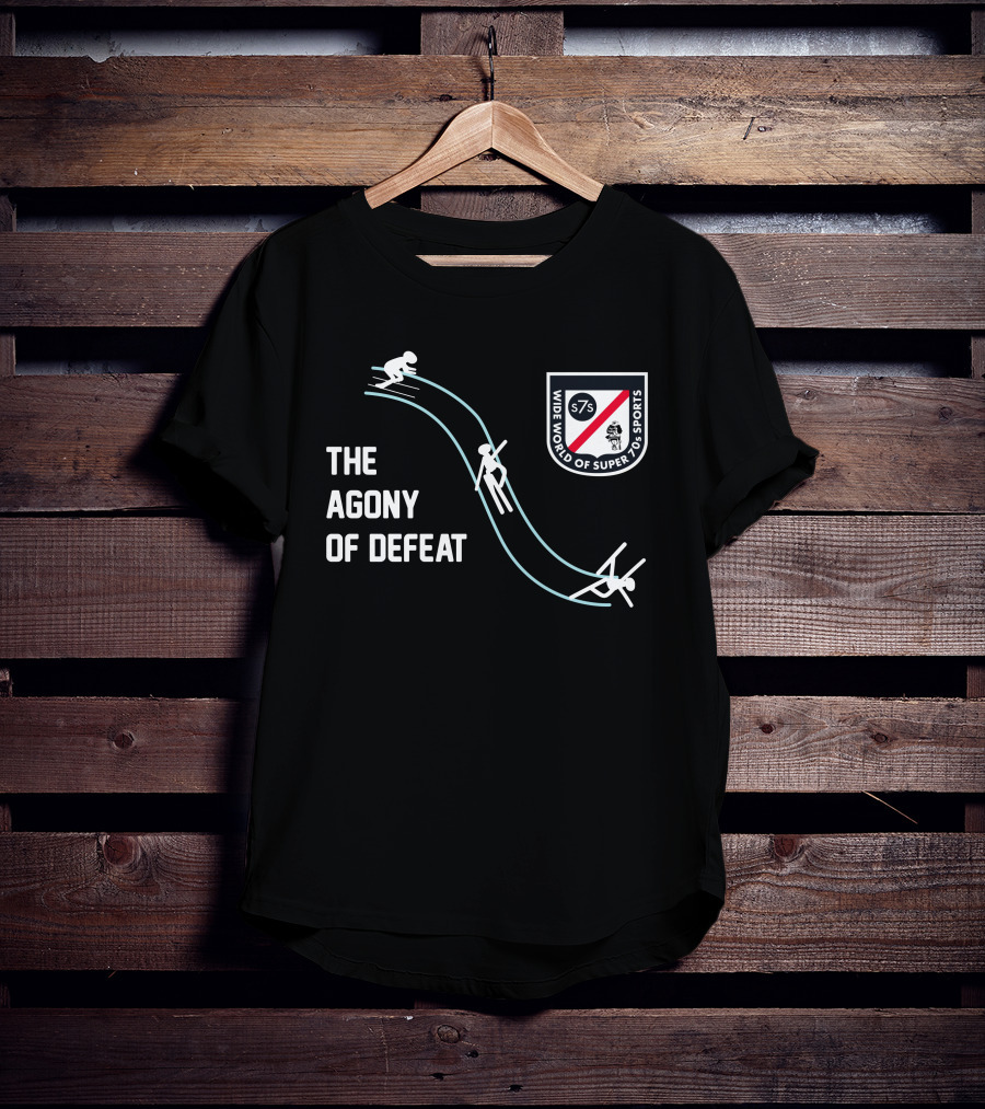 The Agony Of Defeat Wide World Of Super 7s Sports Ski Jump T-Shirt
