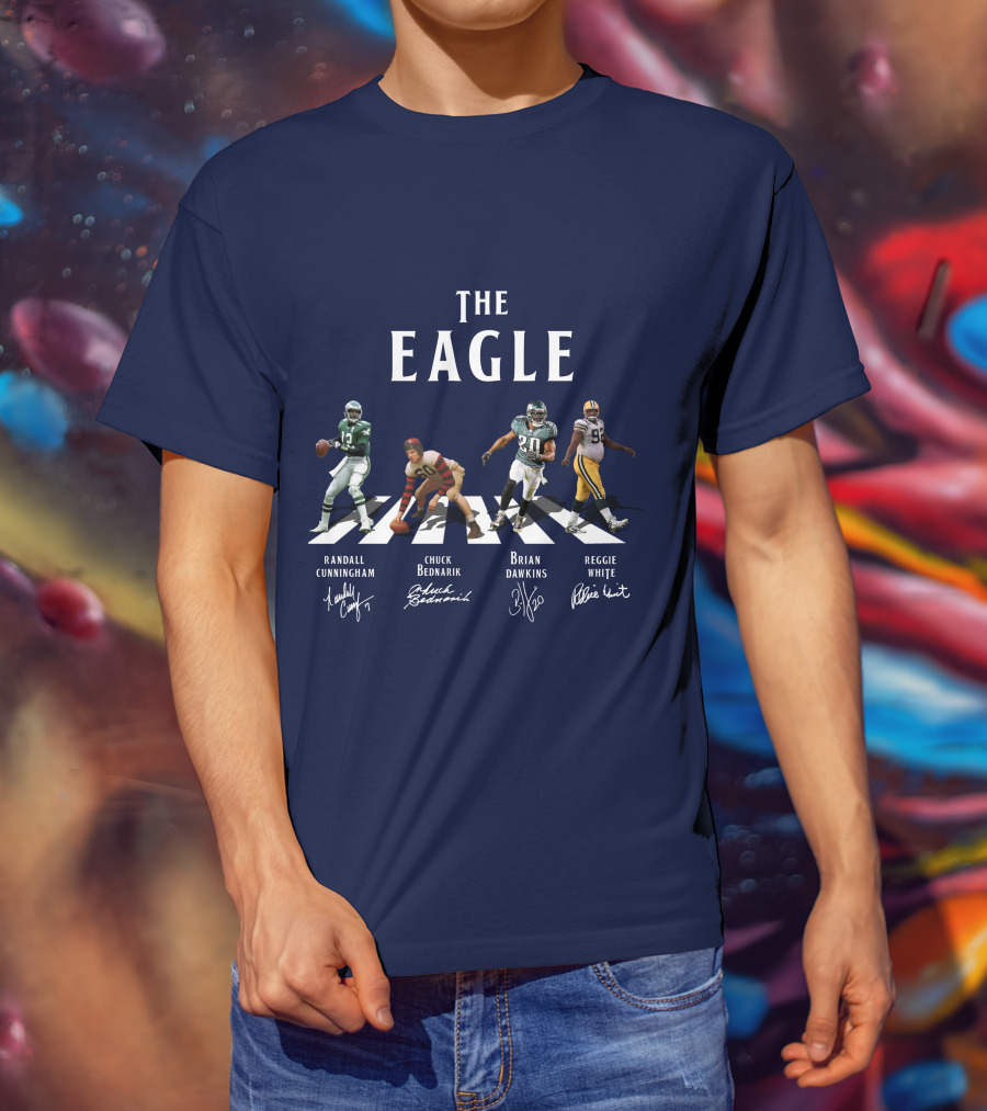 The Eagle Randall Cunningham Chuck Bednarik Brian Dawkins Reggie White NFL T-Shirt