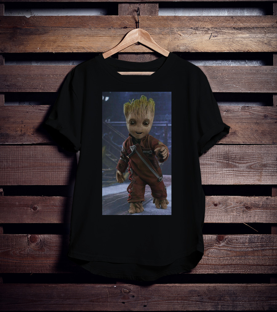 Baby Groot Guardians Of The Galaxy Character T-Shirt