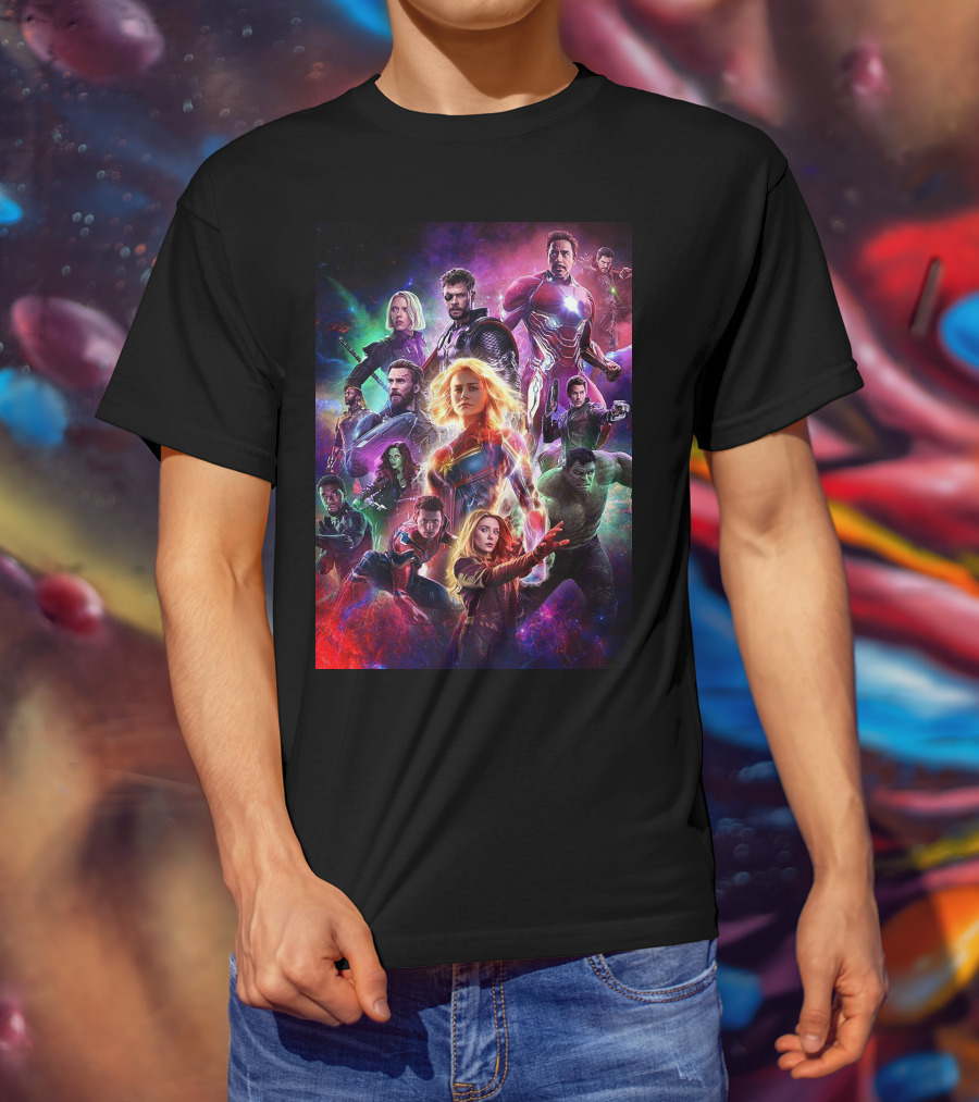 Marvel Avengers Endgame Superhero Team T-Shirt