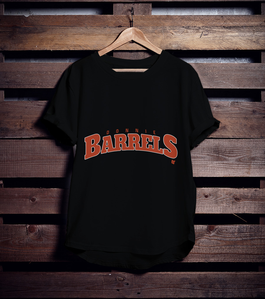 Donnie Barrels Baseball Inspired T-Shirt