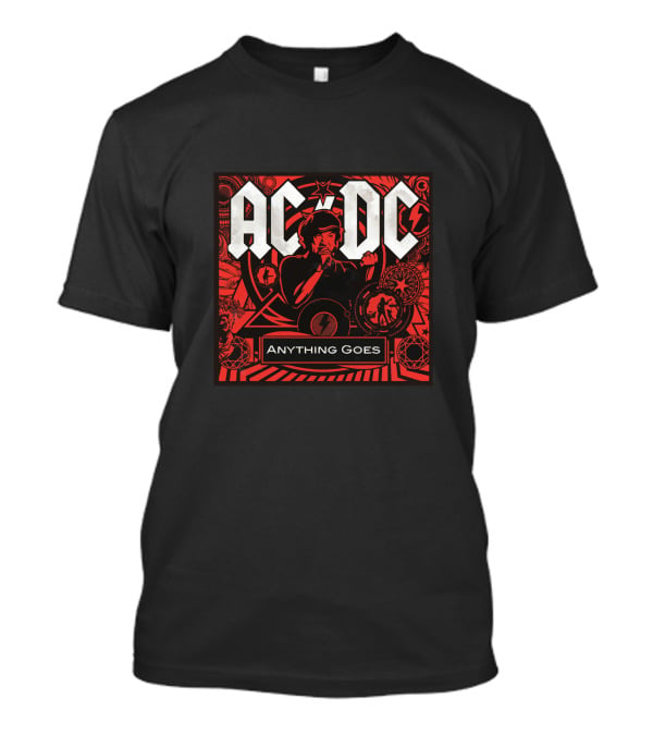 ACDC Anything Goes Star Red Lightning Bolt T-Shirt
