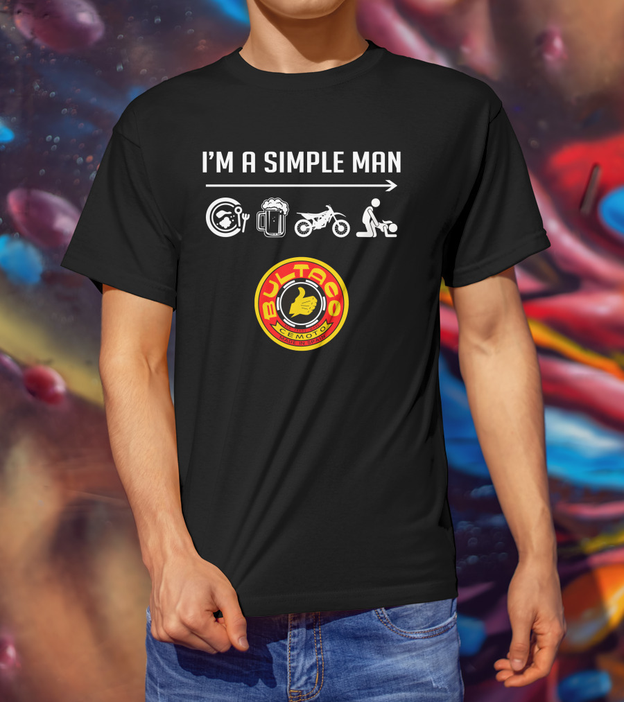 I'm A Simple Man Bultaco Cemoto Made IN Spain T-Shirt