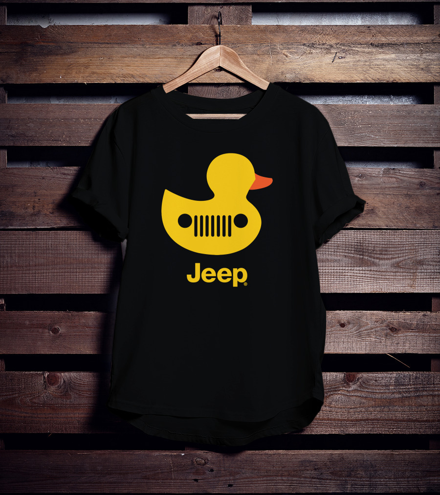 Duck Duck Jeep Rubber Duck Jeep Grill T-Shirt