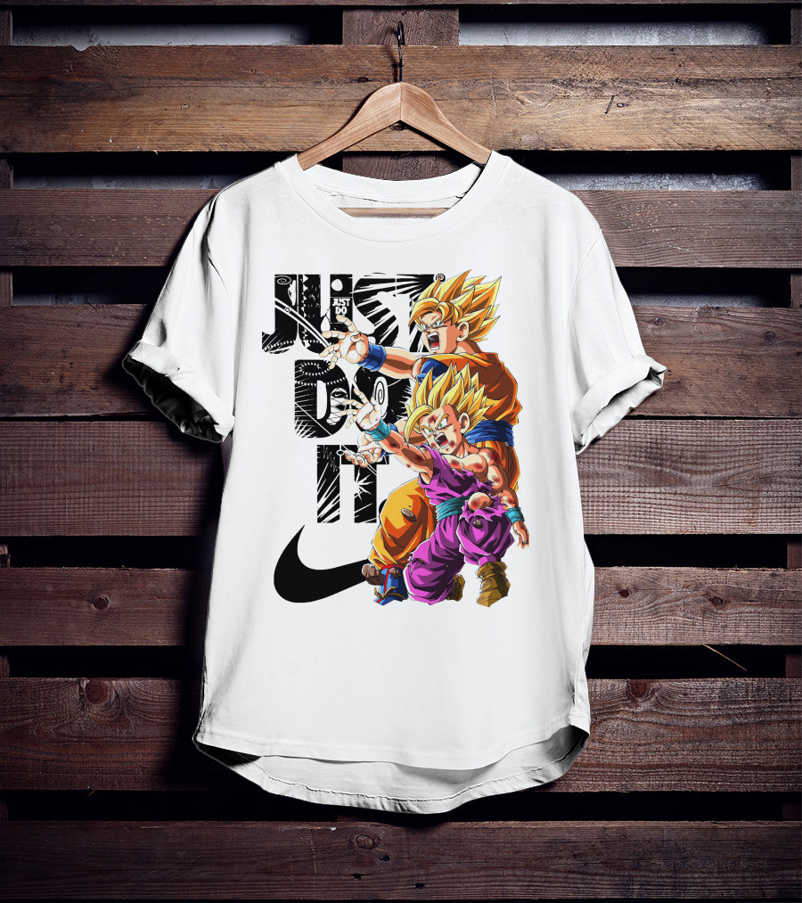 Just Do It Vintage DBZ Dragon Goku Super Saiyan T-Shirt