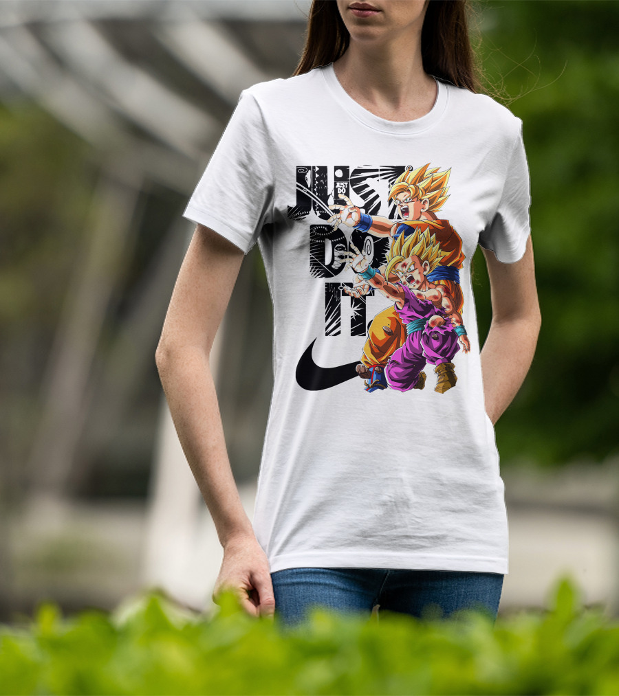 Just Do It Vintage DBZ Dragon Goku Super Saiyan T-Shirt