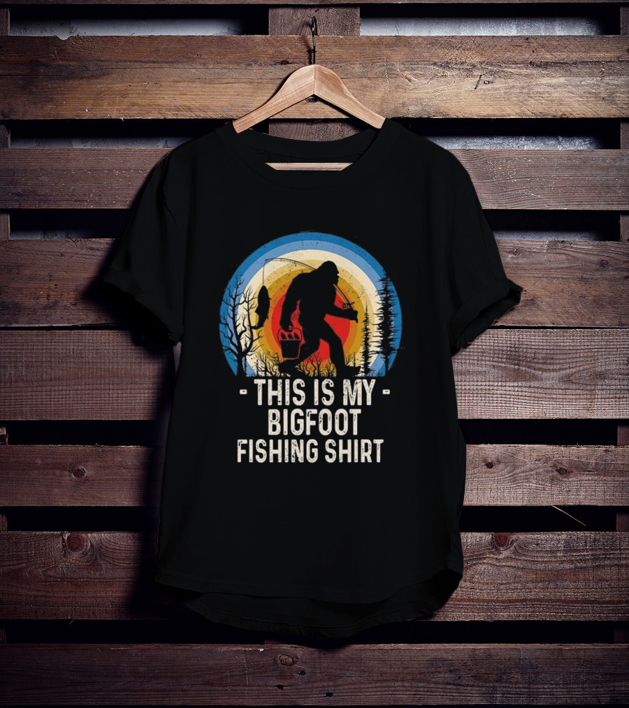 This Is My Bigfoot Fishing T-Shirt