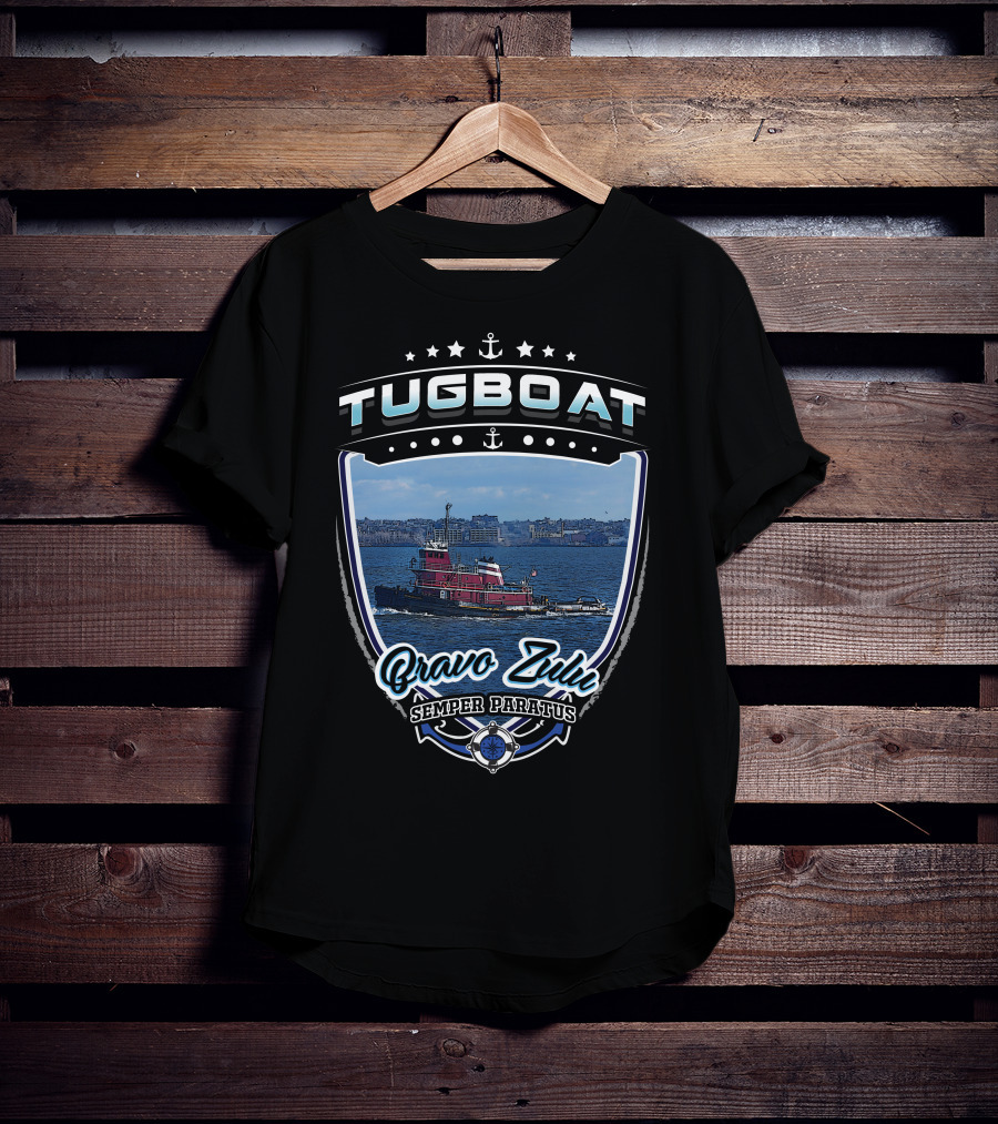 Tugboat Bravo Zulu Semper Paratus T-Shirt