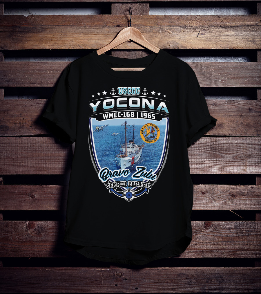 Uscgc Yocona Wmec-168 1965 Bravo Zulu Semper Paratus T-Shirt