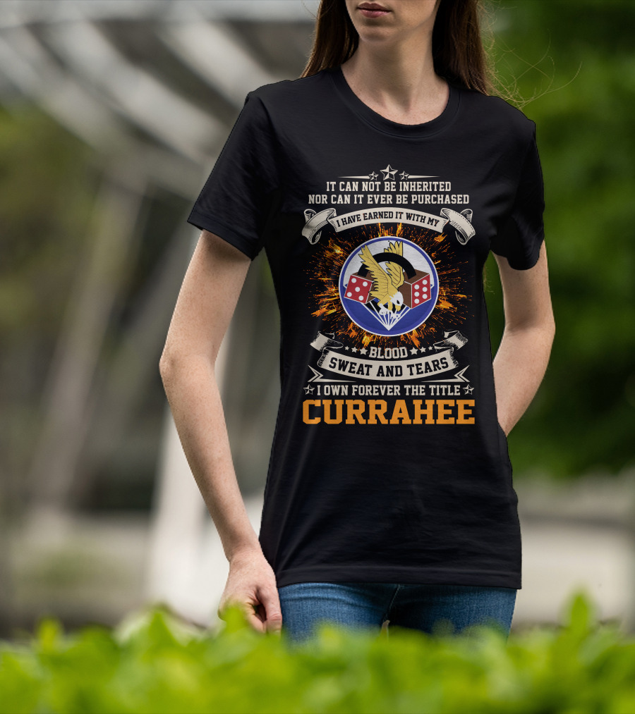506th Parachute Infantry Regiment Currahee Blood Sweat And Tears Forever T-Shirt