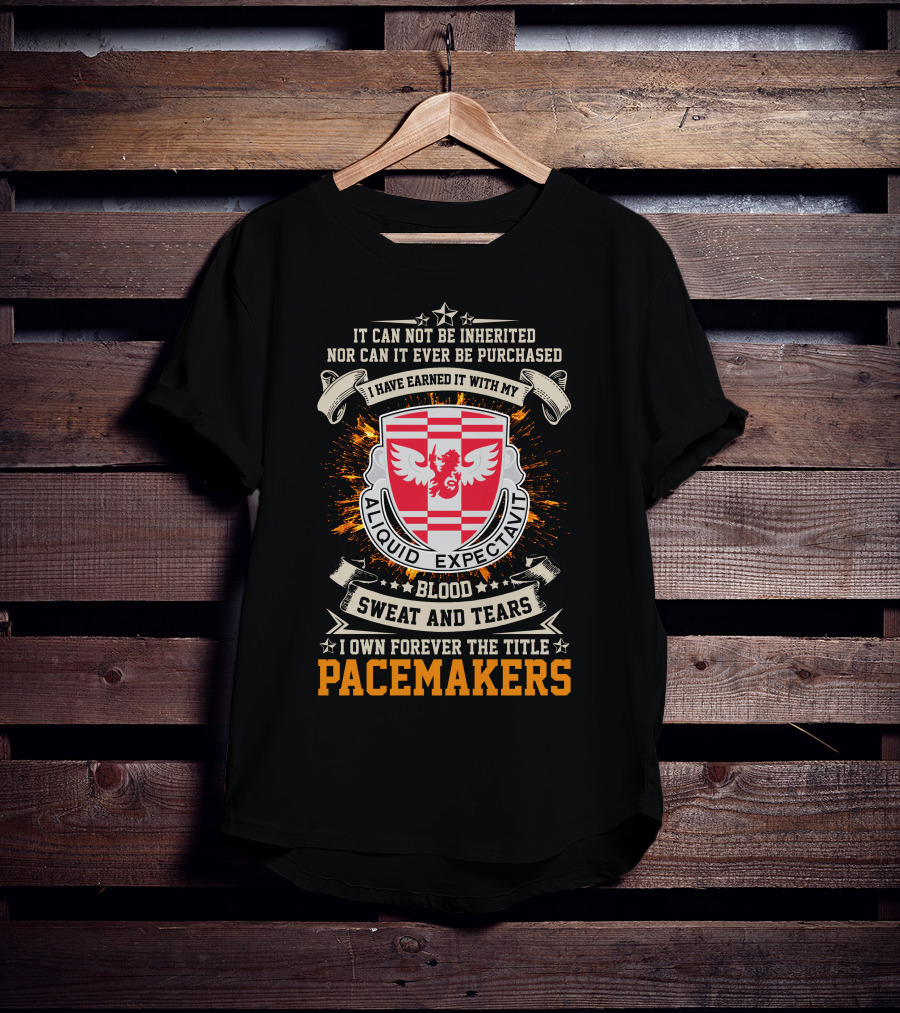 864Th Engineer Battalion Pacemakers Blood Sweat And Tears Aliquid Expectavi T-Shirt