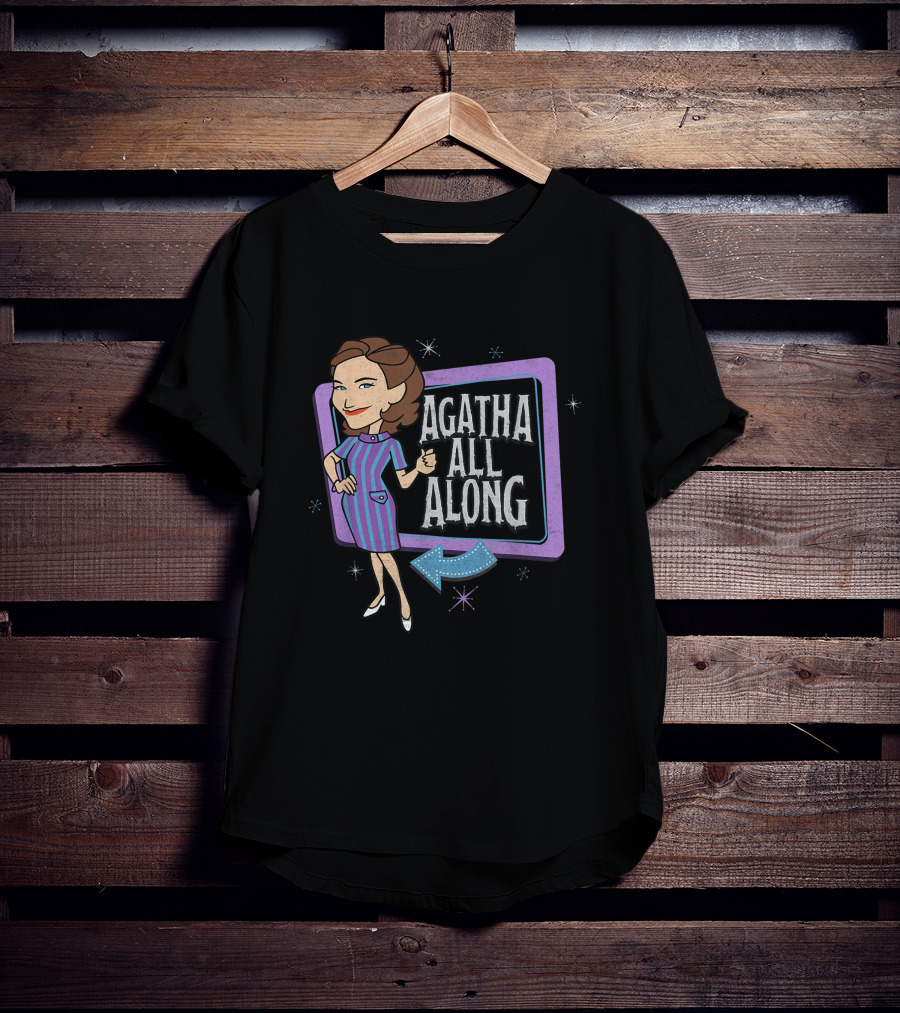 Agatha All Along WandaVision Marvel Retro Cartoon T-Shirt