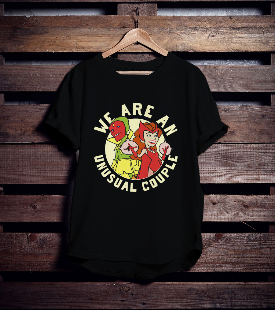 Marvel WandaVision We Are An Unusual Couple Halloween T-Shirt