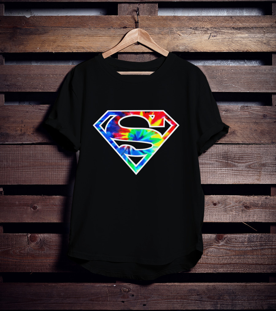 Superman S Tie Dye Emblem T-Shirt