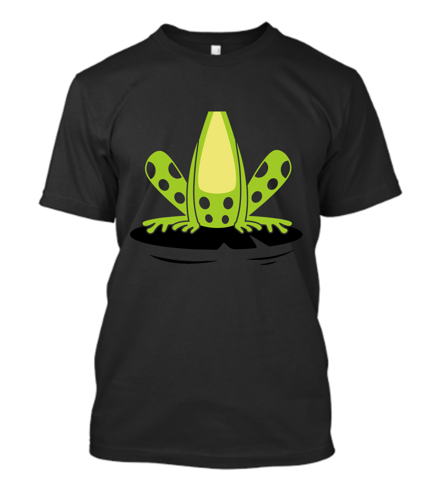 Frog Body Costume Cute Reptile Halloween Gift Green Spotted Amphibian T-Shirt
