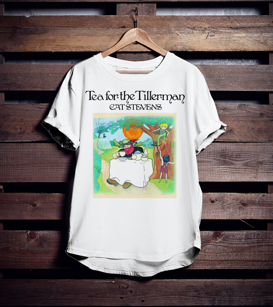 Tea For The Tillerman Cat Stevens Music Legend Men's White T-Shirt