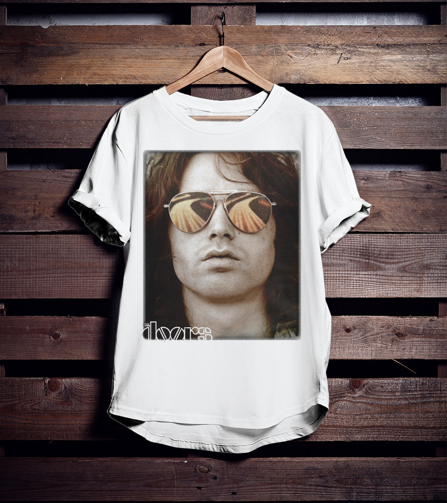The Doors Jim Morrison Aviators Reflection Rock Legend T-Shirt