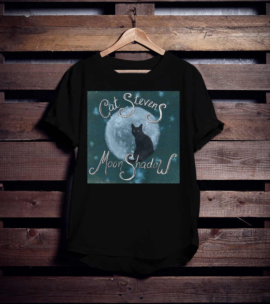 Cat Stevens Moon Shadow Summer Night Cat T-Shirt
