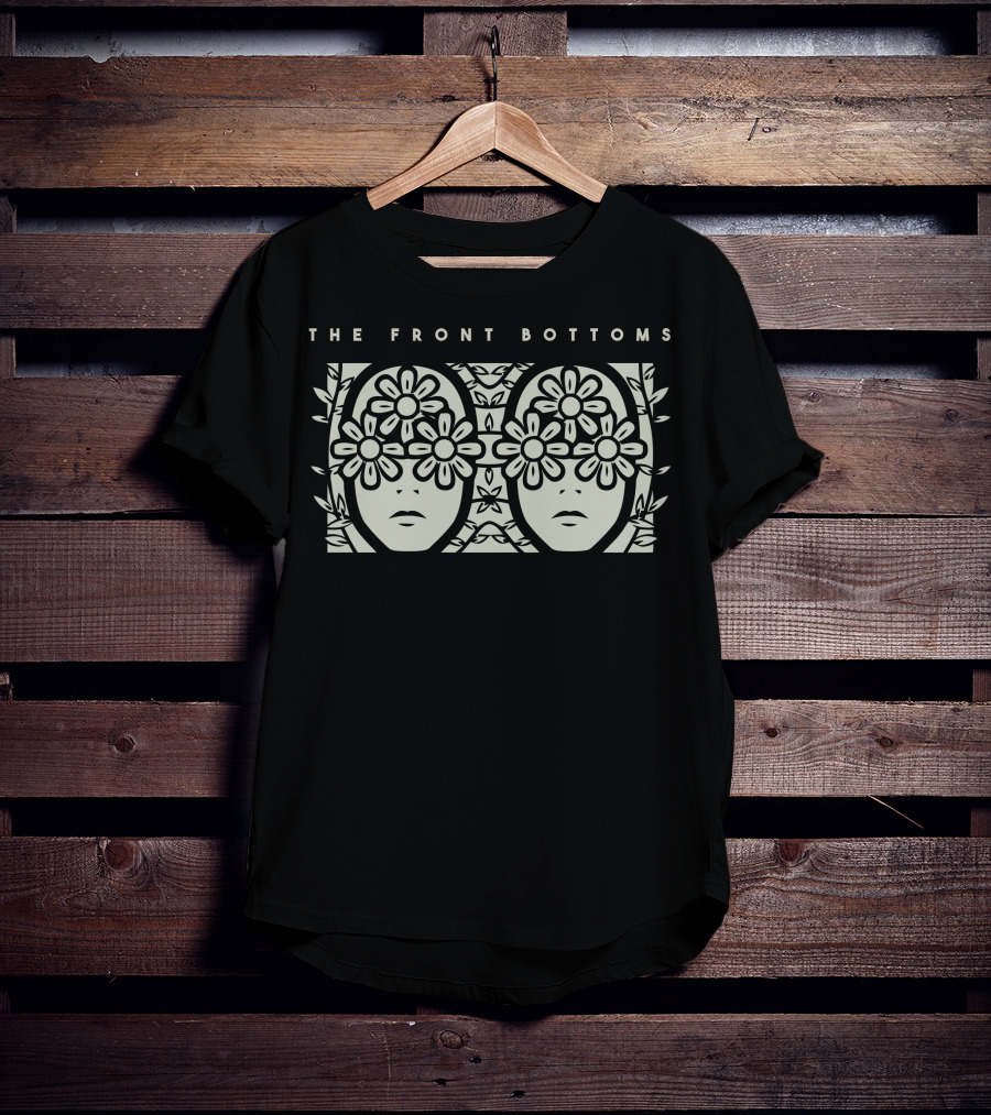 The Front Bottoms Floral Face T-Shirt