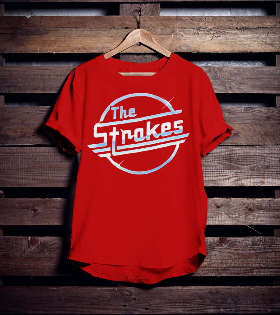 The Strokes Retro Logo Merch T-Shirt