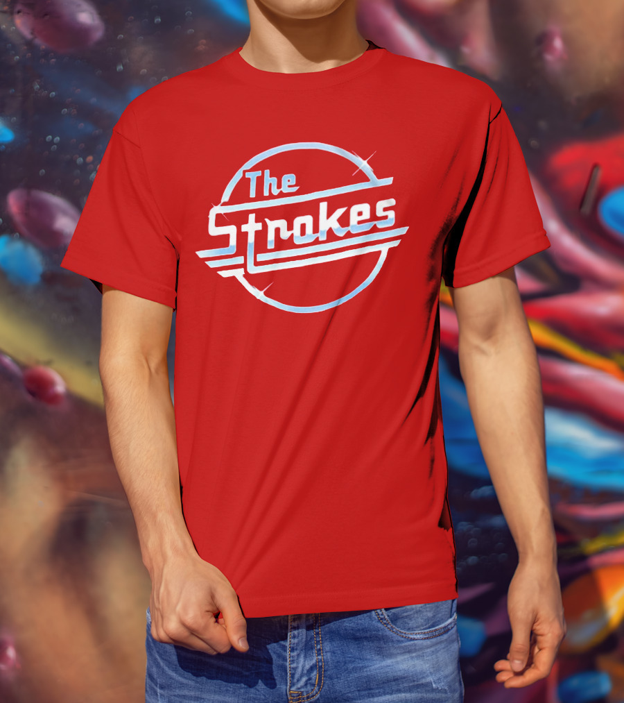 The Strokes Retro Logo Merch T-Shirt