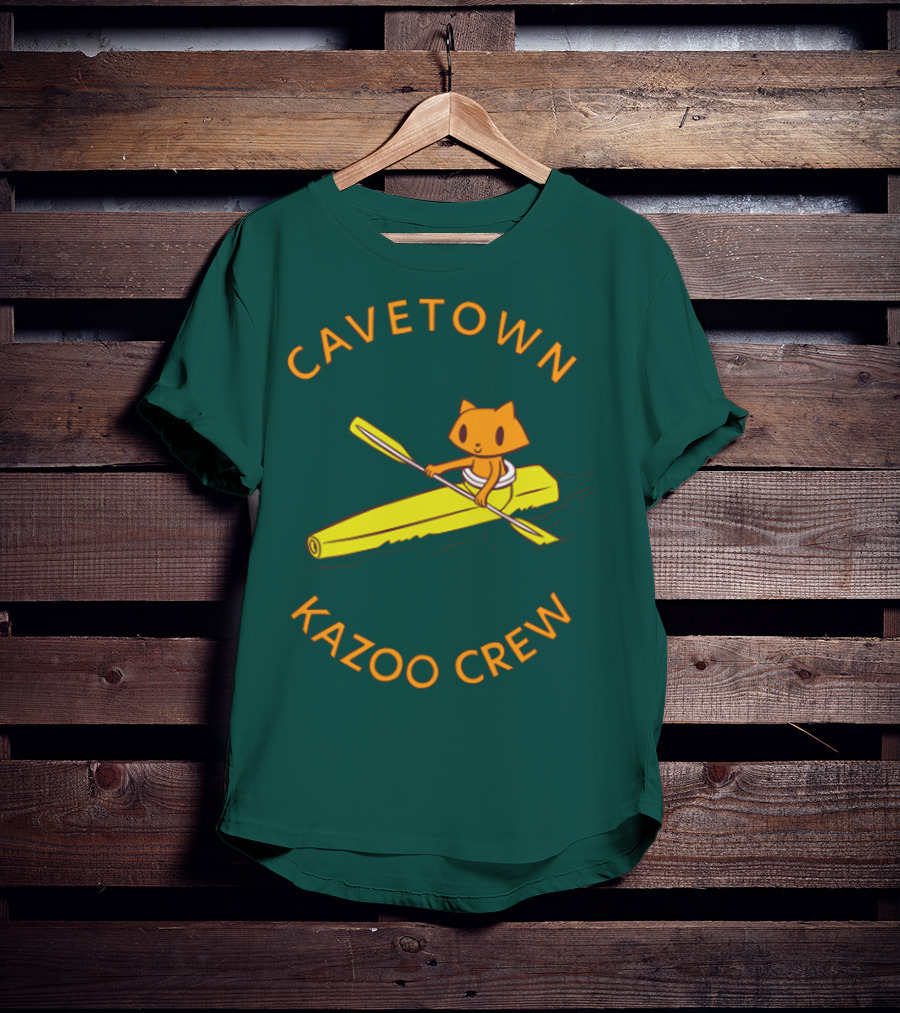 Cavetown Kazoo Crew Cat In Canoe T-Shirt