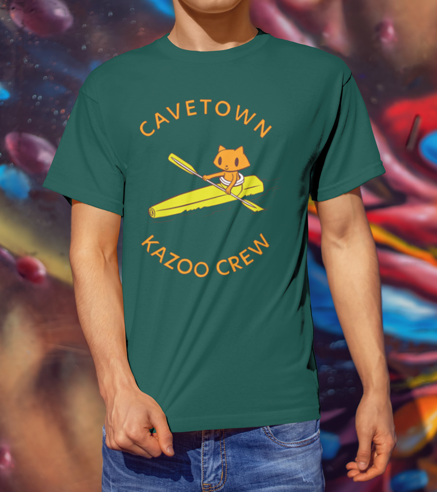 Cavetown Kazoo Crew Cat In Canoe T-Shirt
