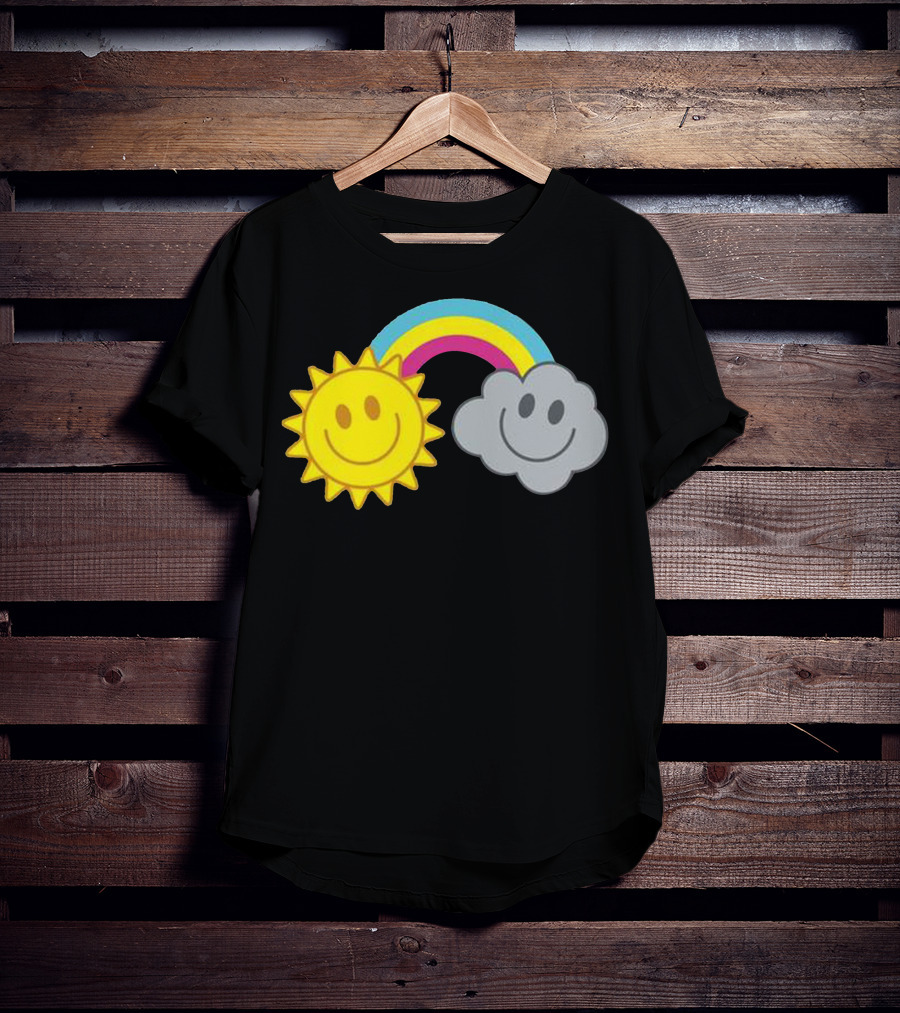 Mcfly Smiling Sun Cloud Rainbow T-Shirt