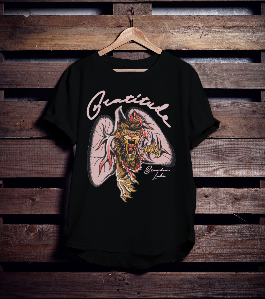 Gratitude Brandon Lake Lion Lungs T-Shirt