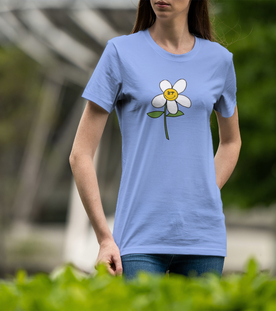 Brennen Taylor Merch Smiling Flower T-Shirt