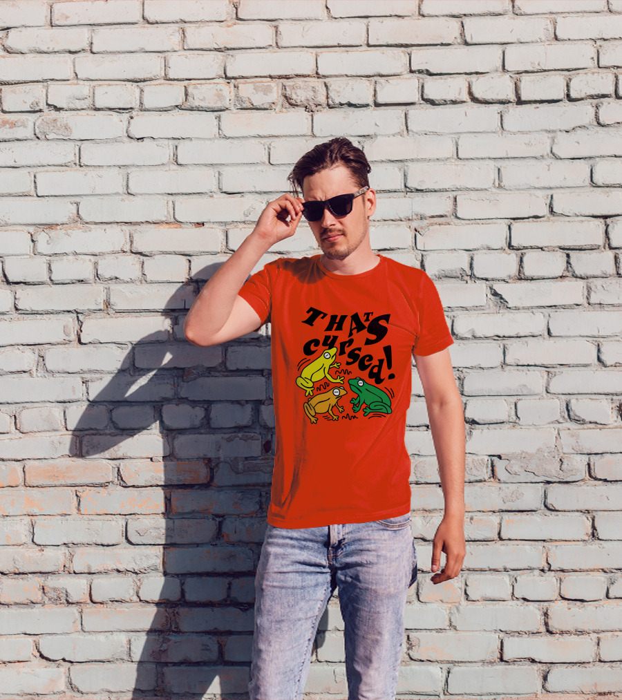 Benoftheweek Merch That’s Cursed Colorful Frogs T-Shirt