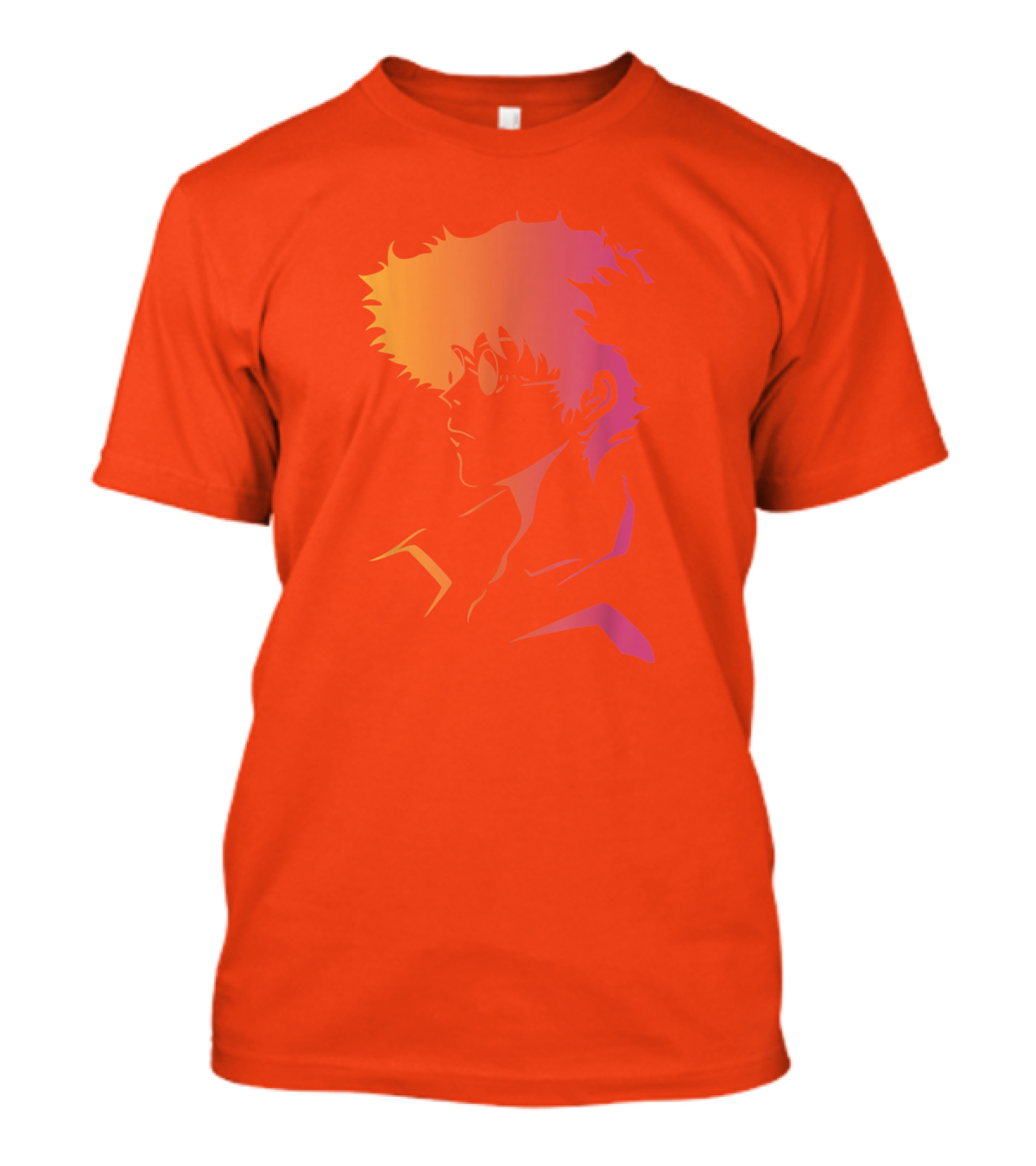 Cowboy Bebop Anime Character Silhouette T-Shirt