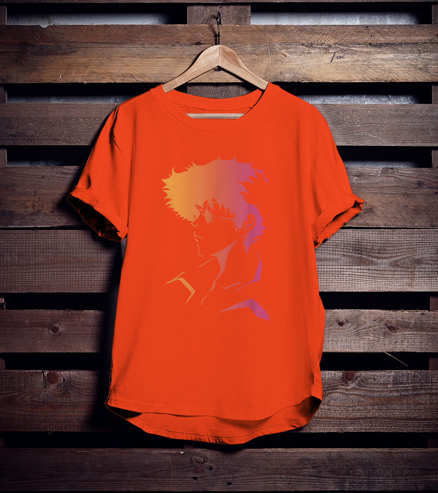 Cowboy Bebop Anime Character Silhouette T-Shirt