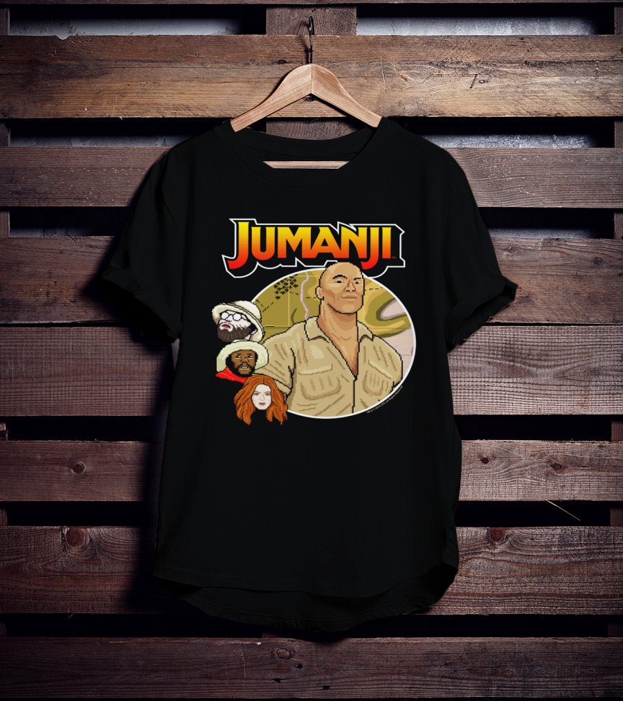 Jumanji The Next Level Pixel Characters T-Shirt