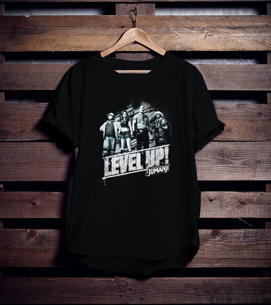 Level Up Jumanji The Next Level Group Shot T-Shirt