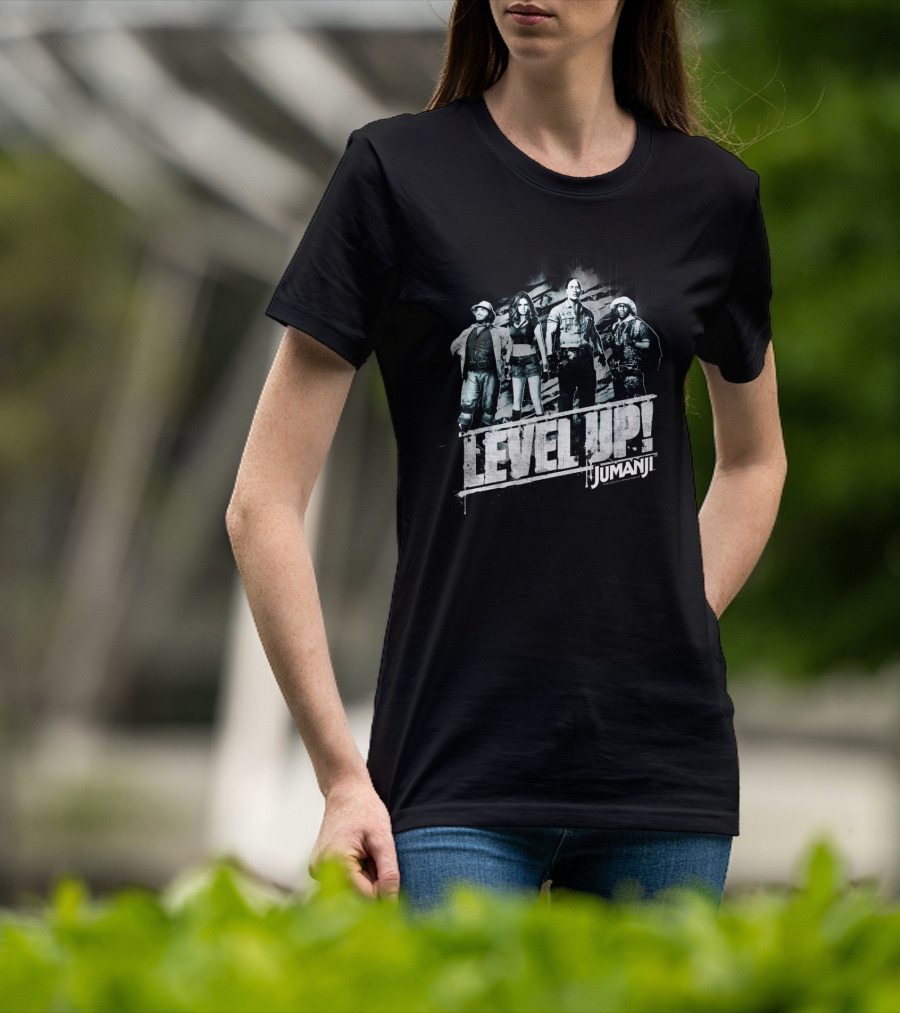 Level Up Jumanji The Next Level Group Shot T-Shirt