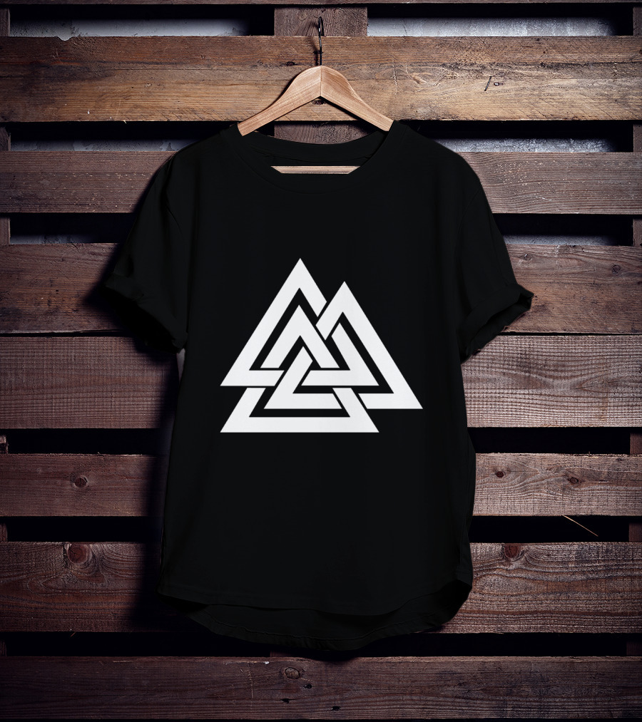 Valknut Symbol Pagan Norse Viking Mythology T-Shirt