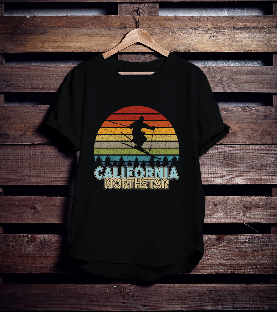 CALIFORNIA NORTHSTAR Vintage Skiing Retro Winter T-Shirt
