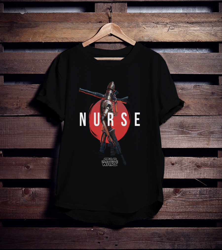 Star Wars The Mandalorian IG 11 Nurse Droid Red Circle T-Shirt